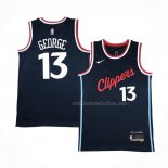 Maillot Los Angeles Clippers Paul George NO 13 Icon 2024-25 Bleu