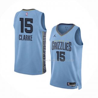 Maillot Memphis Grizzlies Brandon Clarke NO 15 Statement 2022-23 Bleu