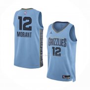 Maillot Memphis Grizzlies Ja Morant NO 12 Statement 2022-23 Bleu