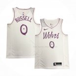 Maillot Minnesota Timberwolves Derrick Rose NO 0 Earned Blanc