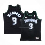 Maillot Minnesota Timberwolves Stephen Marbury NO 3 Classic Noir