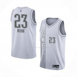 Maillot Oklahoma City Thunder Tre Mann NO 23 Ville 2021-22 Blanc