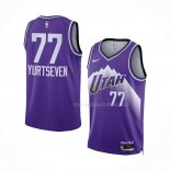 Maillot Utah Jazz Omer Yurtseven NO 77 Ville 2023-24 Volet