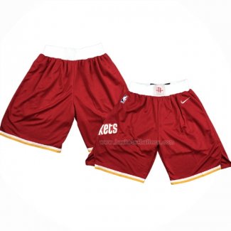 Short Houston Rockets Hardwood Classics Rouge