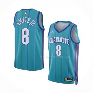 Maillot Charlotte Hornets Dennis Smith JR NO 8 Classic 2023-24 Vert