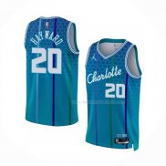 Maillot Charlotte Hornets Gordon Hayward NO 20 Ville 2021-22 Bleu