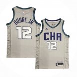 Maillot Charlotte Hornets Kelly Oubre JR. NO 12 Ville Edition Gris