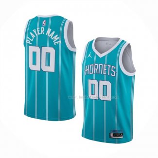 Maillot Charlotte Hornets Personnalise Icon 2020-21 Vert