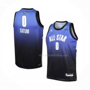 Maillot Enfant All Star 2023 Boston Celtics Jayson Tatum NO 0 Bleu