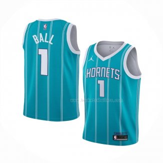 Maillot Enfant Charlotte Hornets LaMelo Ball NO 1 Icon 2022-23 Vert