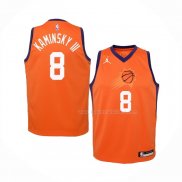 Maillot Enfant Phoenix Suns Frank Kaminsky III Statement 2020-21 Orange