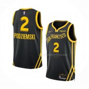 Maillot Golden State Warriors Brandin Podziemski NO 2 Ville 2023-24 Noir