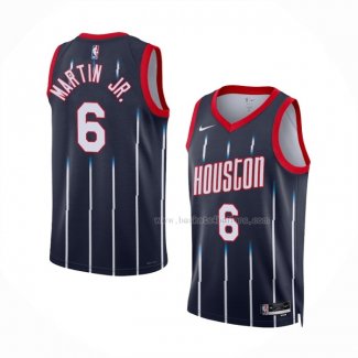 Maillot Houston Rockets Kenyon Martin JR. NO 6 Ville 2022-23 Noir