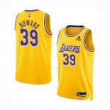 Maillot Los Angeles Lakers Dwight Howard NO 39 75th Anniversary 2021-22 Jaune