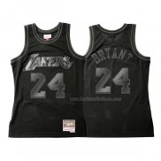 Maillot Los Angeles Lakers Kobe Bryant NO 24 Hardwood Classics Noir