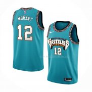 Maillot Memphis Grizzlies Ja Morant NO 12 Classic Retro Vert