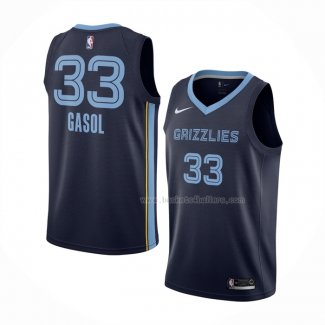 Maillot Memphis Grizzlies Marc Gasol NO 33 Icon Bleu