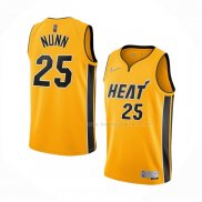 Maillot Miami Heat Kendrick Nunn NO 25 Earned 2020-21 Or