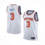 Maillot New York Knicks Josh Hart NO 3 Association Blanc