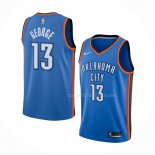 Maillot Oklahoma City Thunder Paul George NO 13 Icon Bleu