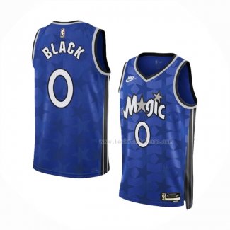 Maillot Orlando Magic Anthony Black NO 0 Classic 2023-24 Bleu