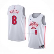 Maillot Philadelphia 76ers De'anthony Melton NO 8 Ville 2022-23 Blanc