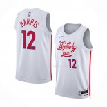 Maillot Philadelphia 76ers Tobias Harris NO 12 Ville 2022-23 Blanc