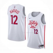 Maillot Philadelphia 76ers Tobias Harris NO 12 Ville 2022-23 Blanc