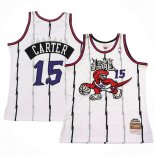 Maillot Toronto Raptors Vince Carter NO 15 Mitchell & Ness 1998-99 Blanc2