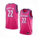 Maillot Washington Wizards Vernon Carey JR. NO 22 Ville 2022-23 Rosa