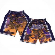 Short Los Angeles Lakers Lunar New Year Mitchell & Ness Just Don Jaune