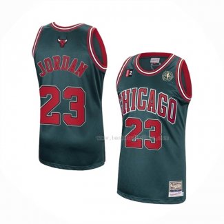 Maillot Chicago Bulls Michael Jordan NO 23 Mitchell & Ness 1997-98 Vert