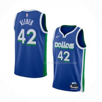 Maillot Dallas Mavericks Maxi Kleber NO 42 Ville 2022-23 Bleu