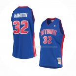 Maillot Detroit Pistons Richard Hamilton NO 32 Mitchell & Ness 2003-04 Bleu