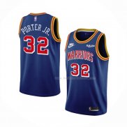 Maillot Golden State Warriors Otto Porter JR. NO 32 75th Anniversary Bleu