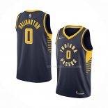 Maillot Indiana Pacers Tyrese Haliburton NO 0 Icon 2022-23 Bleu