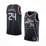 Maillot Los Angeles Clippers Norman Powell NO 24 Ville 2022-23 Noir