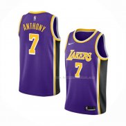 Maillot Los Angeles Lakers Carmelo Anthony NO 7 Statement 2021 Volet