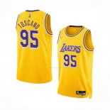 Maillot Los Angeles Lakers Juan Toscano-Anderson NO 95 75th Anniversary Icon 2021-22 Jaune