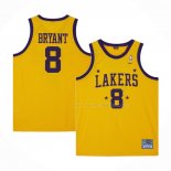 Maillot Los Angeles Lakers Kobe Bryant NO 8 Mitchell & Ness 1957 Jaune