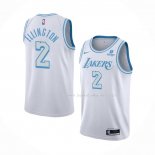 Maillot Los Angeles Lakers Wayne Ellington NO 2 Ville 2021-22 Blanc