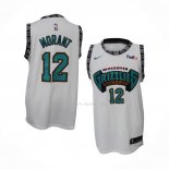 Maillot Memphis Grizzlies Ja Morant NO 12 Classic Blanc