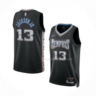 Maillot Memphis Grizzlies Jaren Jackson JR. NO 13 Ville 2022-23 Noir