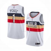 Maillot New Orleans Pelicans Zion Williamson NO 1 Earned 2019-20 Blanc