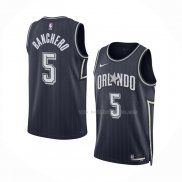 Maillot Orlando Magic Paolo Banchero NO 5 Ville 2023-24 Bleu