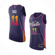 Maillot Phoenix Suns Bol Bol NO 11 Ville Authentique 2023-24 Volet