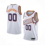 Maillot Phoenix Suns Personnalise Association 2023-24 Blanc