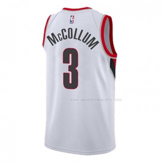 Maillot Portland Trail Blazers C.j. Mccollum NO 3 Ville 2020-21 Marron