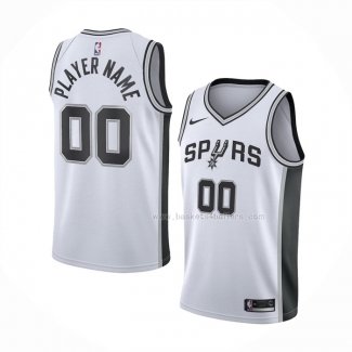 Maillot San Antonio Spurs Personnalise Association 2020-21 Blanc