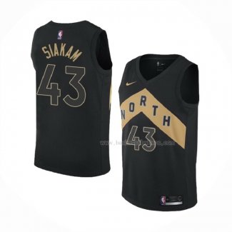 Maillot Toronto Raptors Pascal Siakam NO 43 Ville Noir